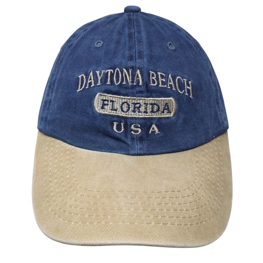 Daytona Beach Florida USA Slideback Baseball Cap Blue One Size Sunkiss Kap